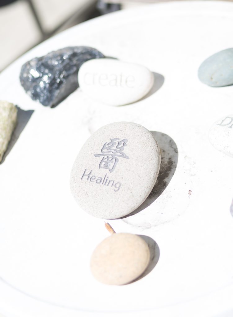 photos of healing stones with chinese script engraved - The Flow of Healing.com