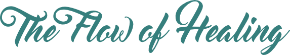 The Flow of Healing logo script